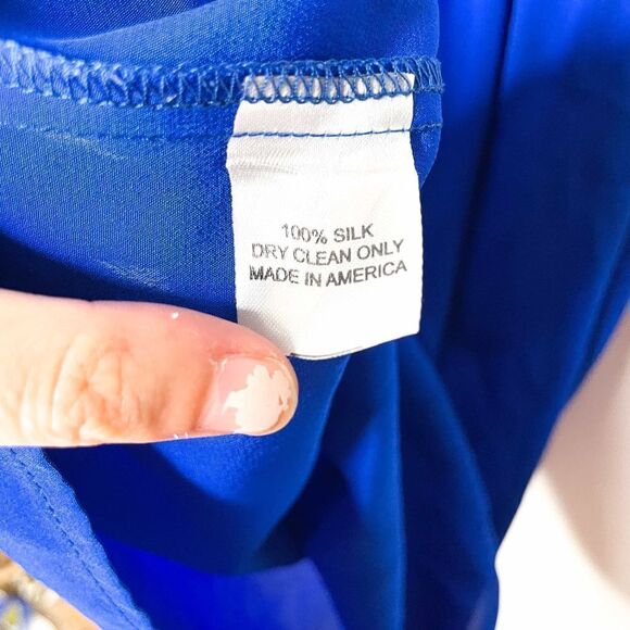 Amanda Uprichard Blue Tank Ruffle Dress - Picture 6 of 8